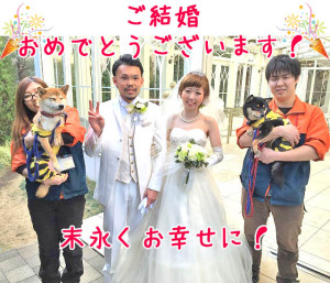 お幸せに！