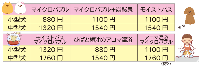 料金表